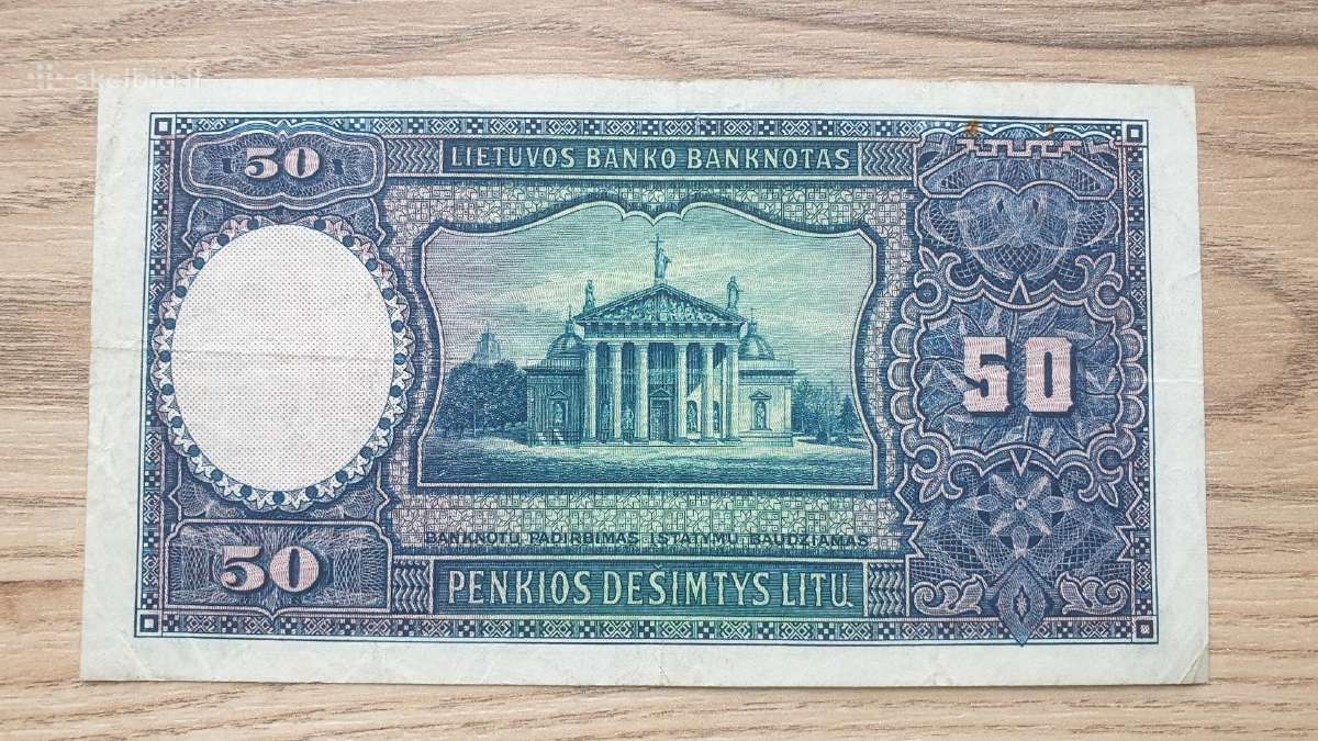 1928 metų 50 litų smetoniškas - nuotraukos Nr. 2
