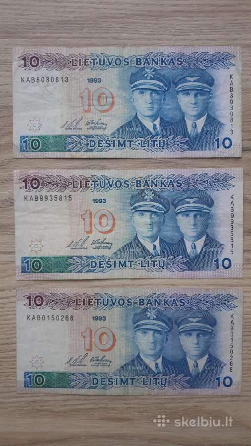 1993 metų 10 litų