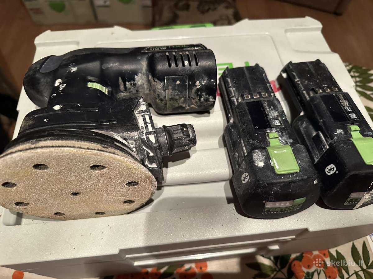 Festool Etsc125 Li-ion šlifuoklis 18volt