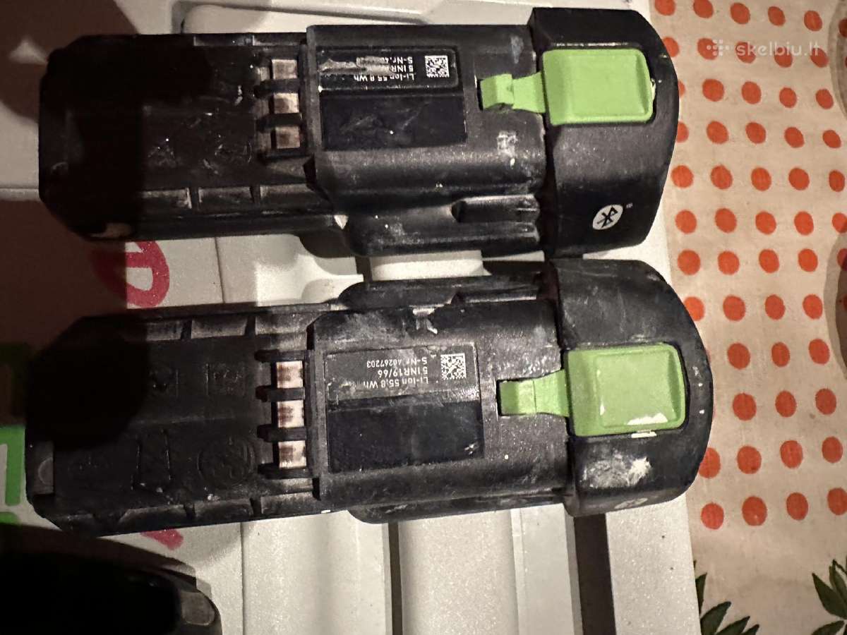 Festool Etsc125 Li-ion šlifuoklis 18volt - nuotraukos Nr. 5