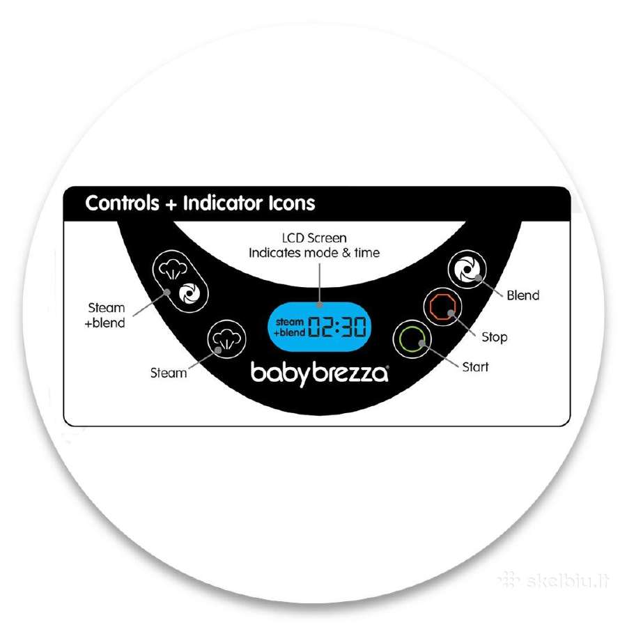 Baby brezza food maker deluxe su garantija - nuotraukos Nr. 4