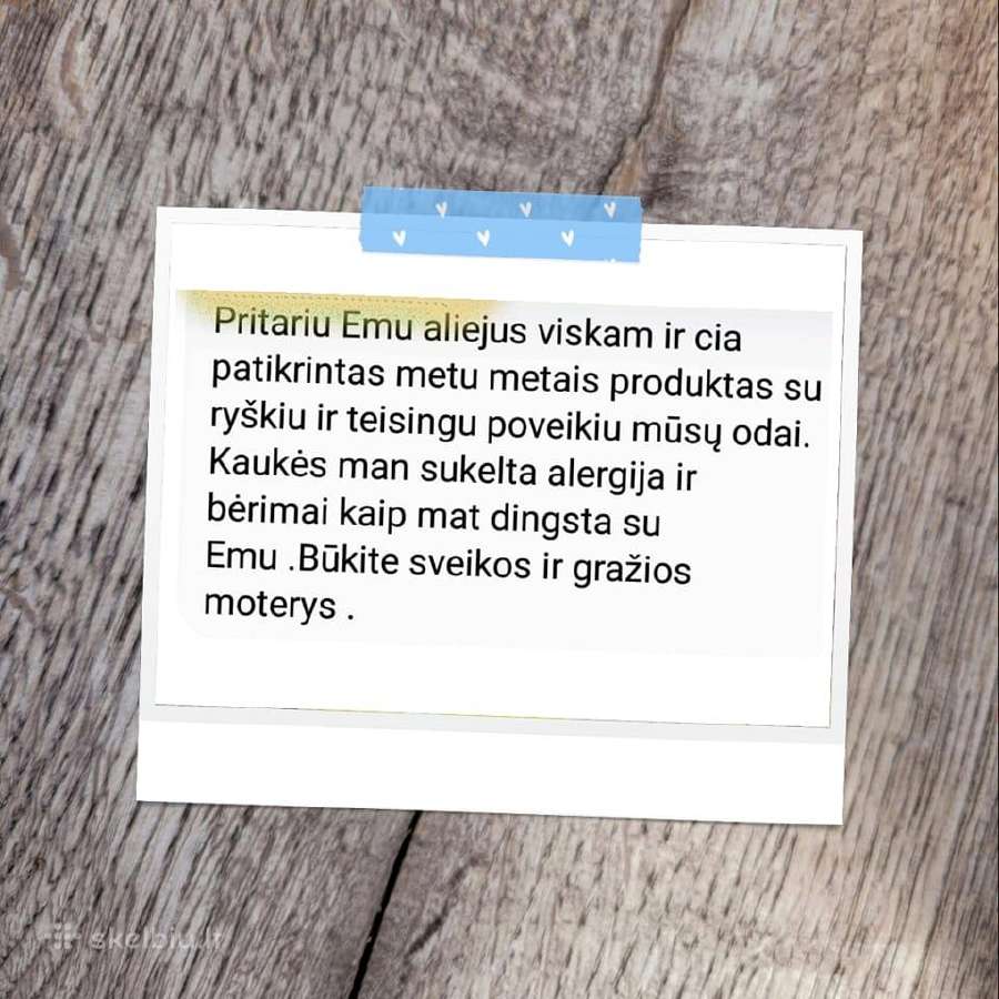 Emu aliejus (stručio taukai) - nuotraukos Nr. 4