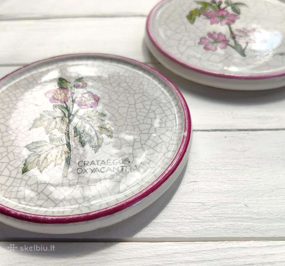 Puodelių padėkliukas su botaniniais motyvais, 2 - nuotraukos Nr. 8