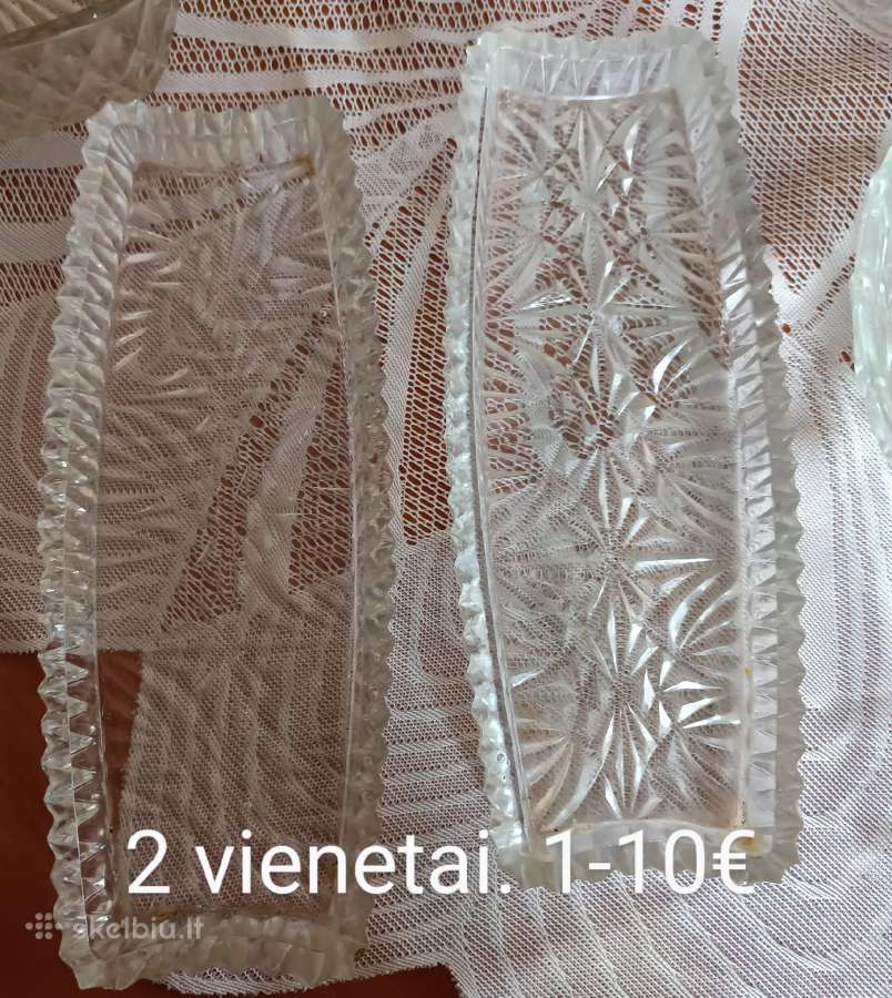 Įvairūs indai ,vazos krikstoliniai indai - nuotraukos Nr. 4