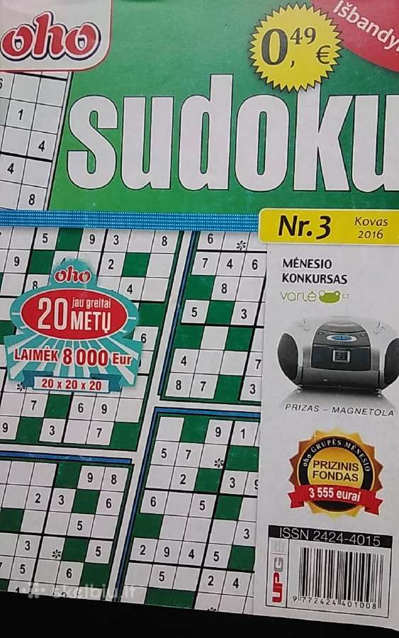 Oho sudoku po 0,1 €