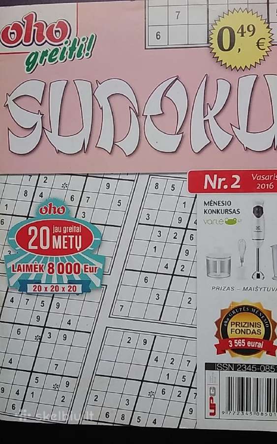 Oho sudoku po 0,1 € - nuotraukos Nr. 2