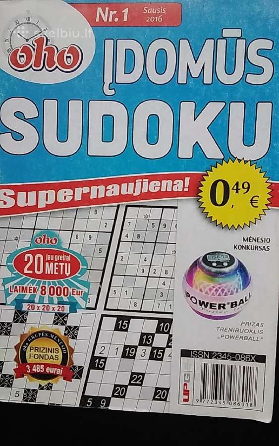 Oho sudoku po 0,1 € - nuotraukos Nr. 6