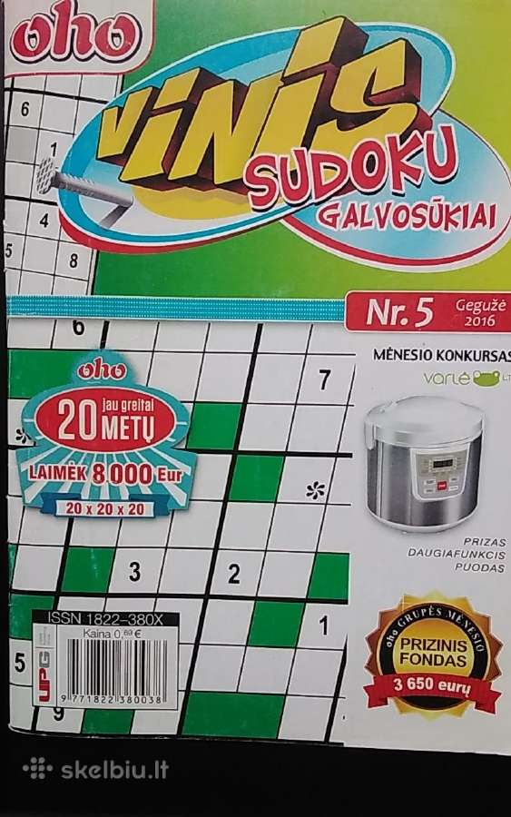 Oho sudoku po 0,1 € - nuotraukos Nr. 9