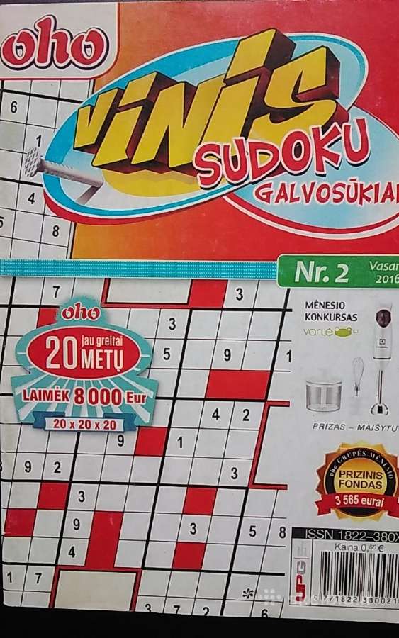 Oho sudoku po 0,1 € - nuotraukos Nr. 10