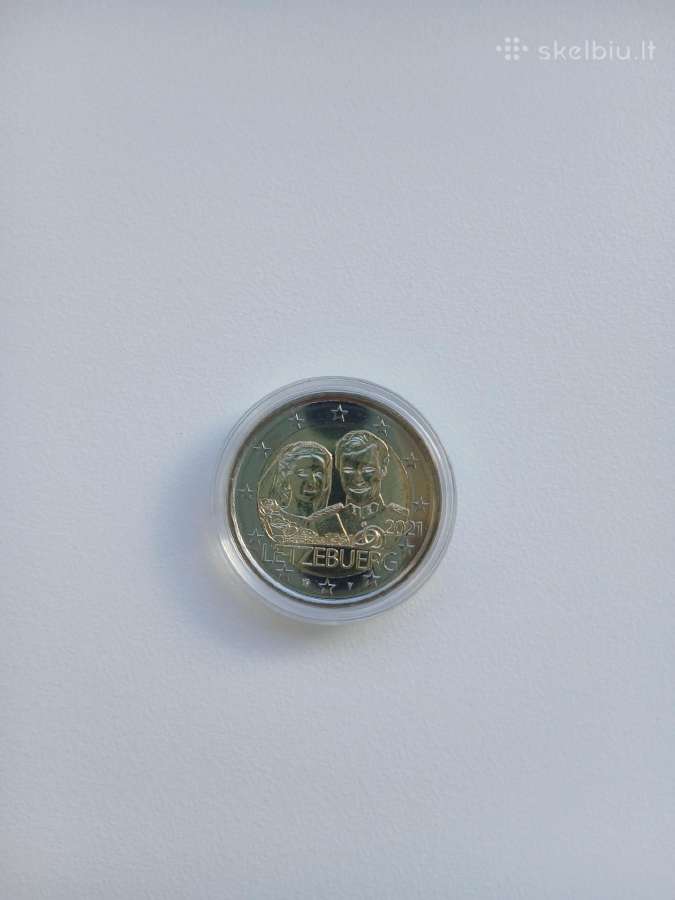 Unc Liuksemburgo 2021 2 eur Henrio vestuviu