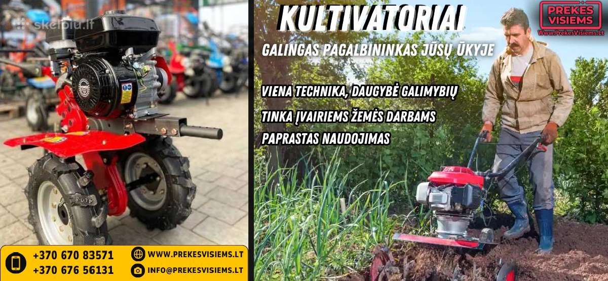 Motoblokai, kultivatoriai Pigiau nerasite 100%! - nuotraukos Nr. 2