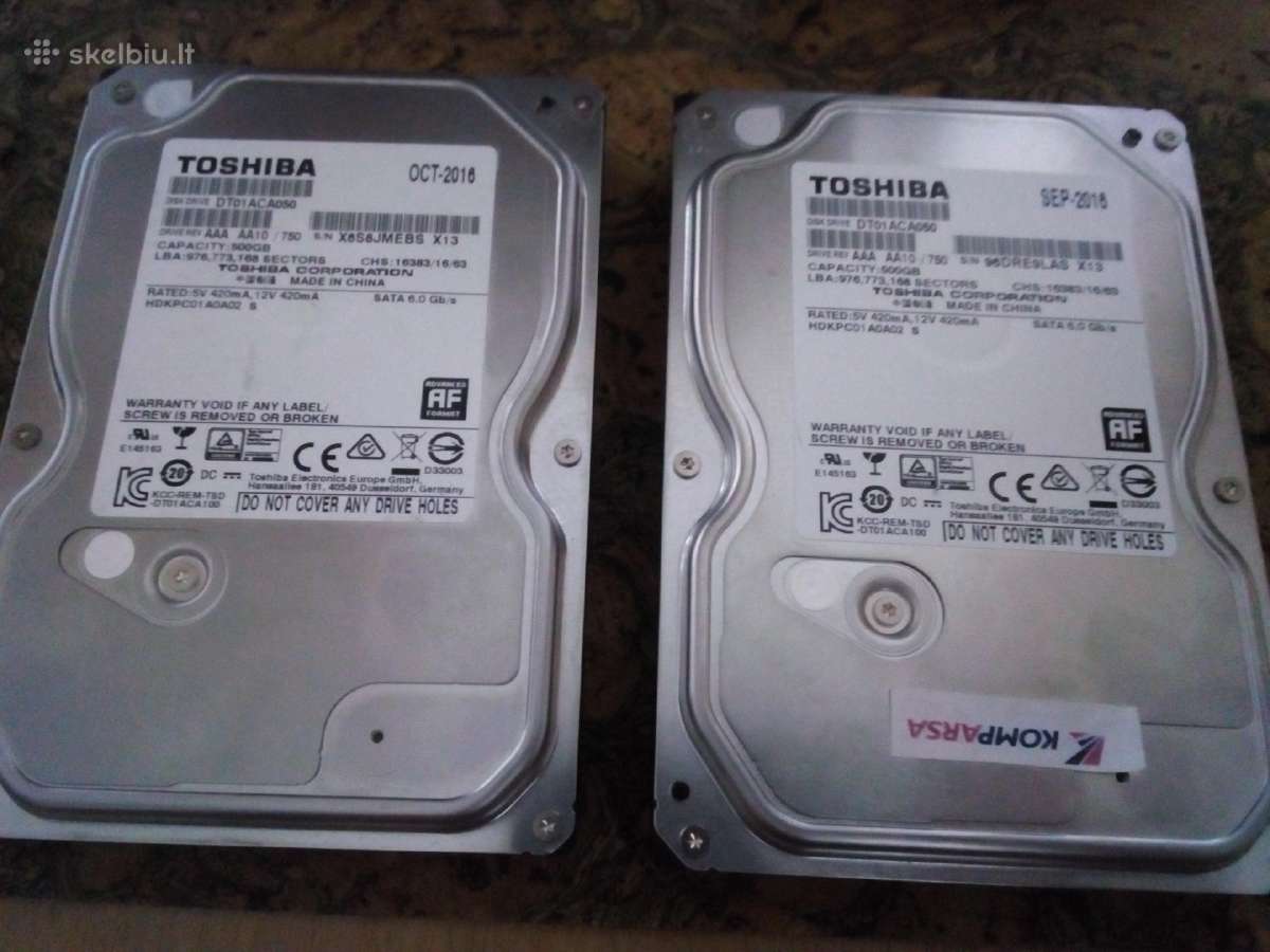 3,5" 500gb Toshiba HDD 6.0gb/s