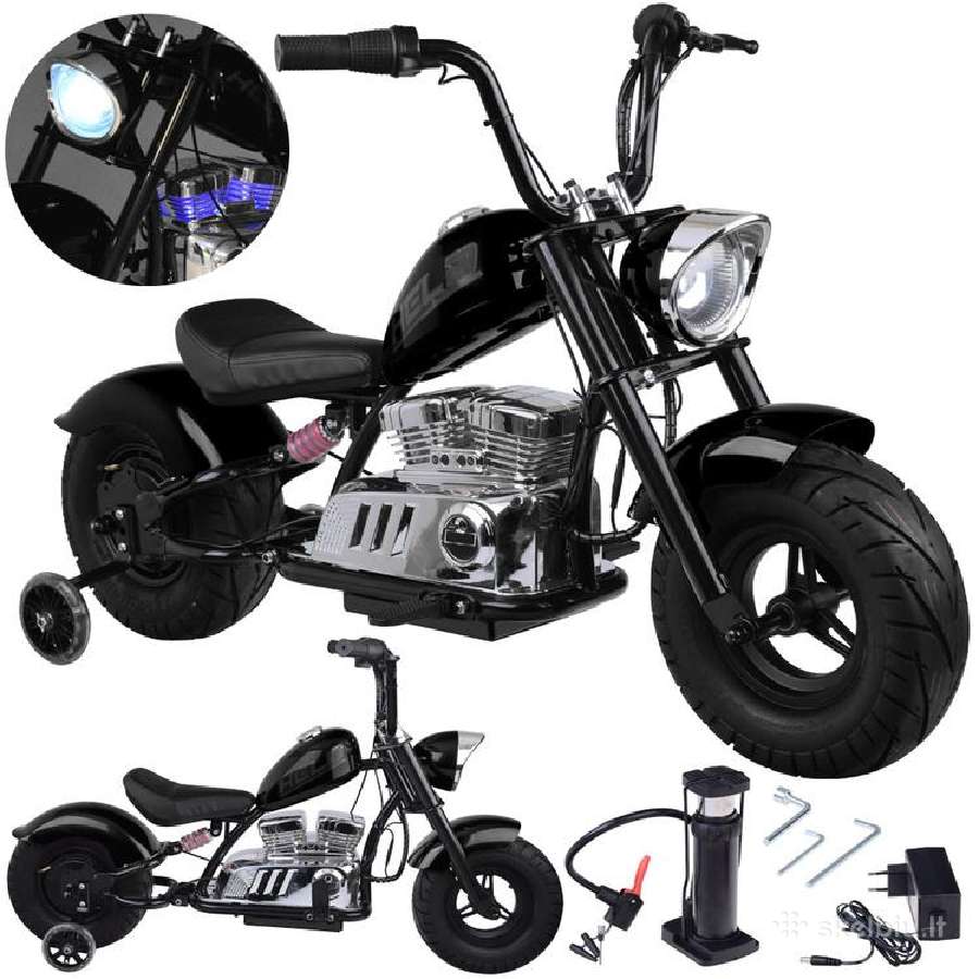Vaikiškas elektrinis motociklas "Chopper Warrior"
