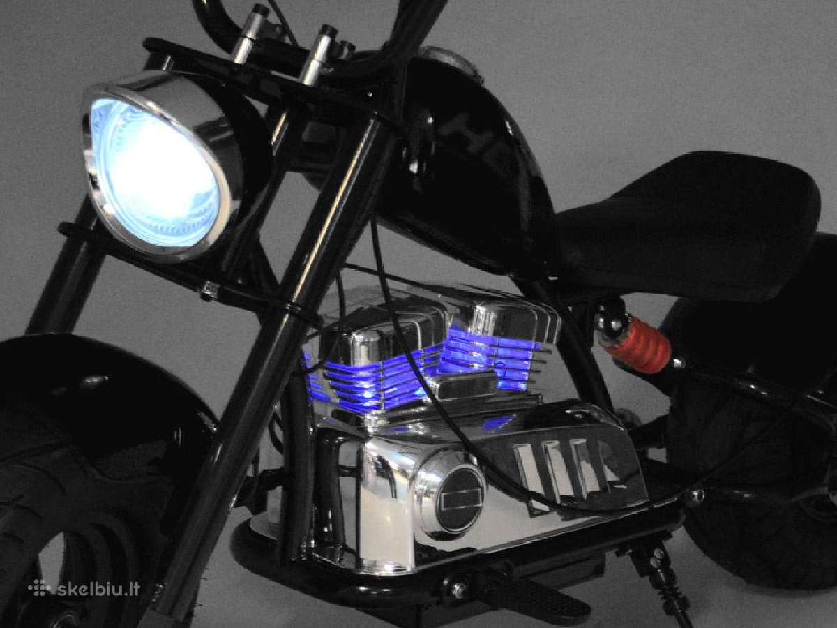 Vaikiškas elektrinis motociklas "Chopper Warrior" - nuotraukos Nr. 6