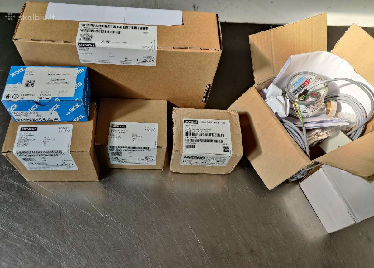 Siemens Simatic Sick Zenner Plc komponentai ir kt