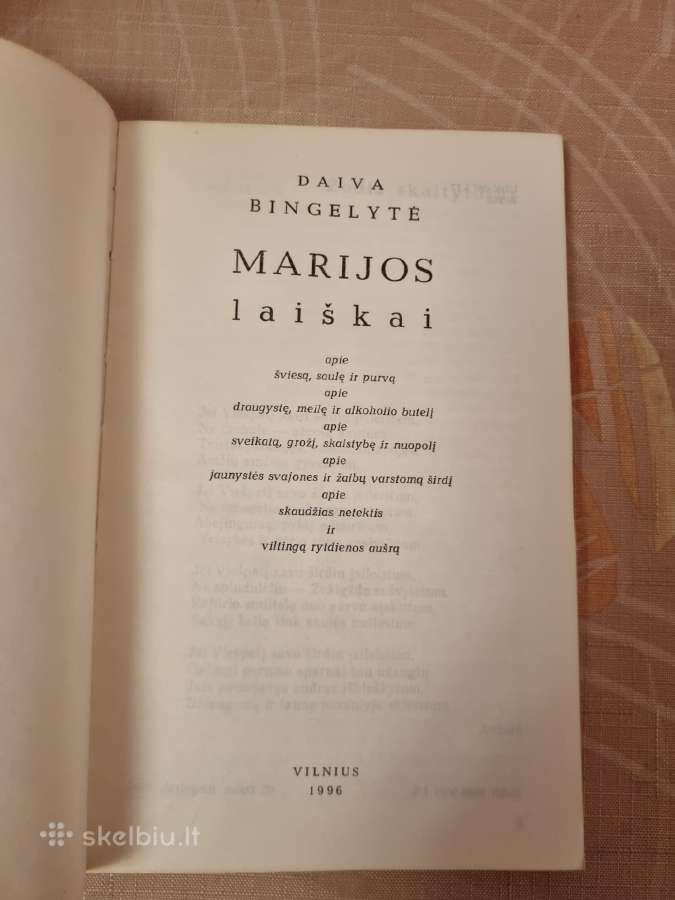Marijos laiškai - nuotraukos Nr. 2