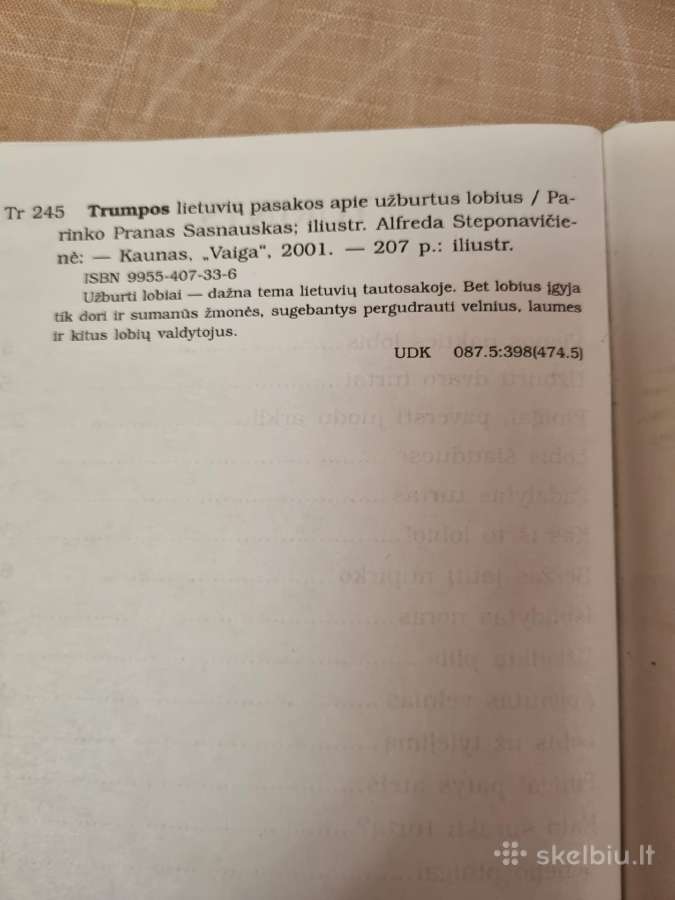 Trumpos lietuvių pasakos apie užburtus lobius - nuotraukos Nr. 4