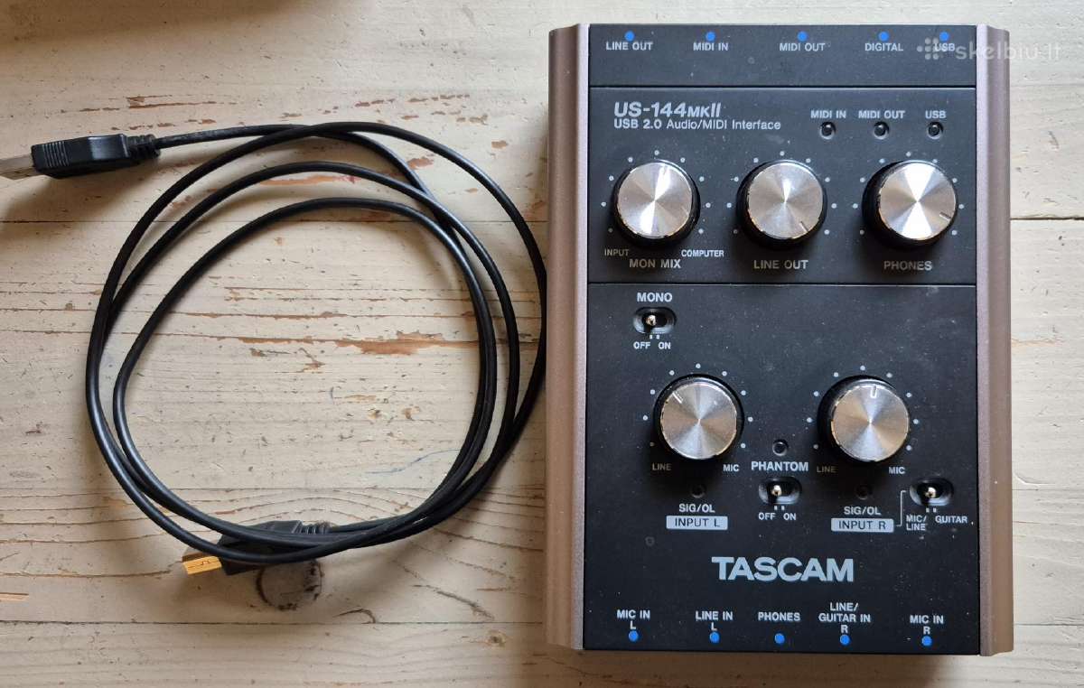 Tascam us-144 mkll garso korta