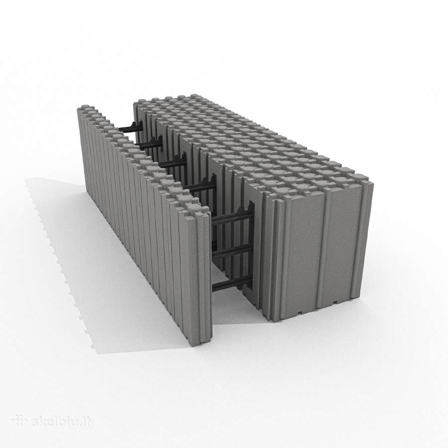 Polistirolo Eps statybiniai blokeliai Icf - nuotraukos Nr. 6