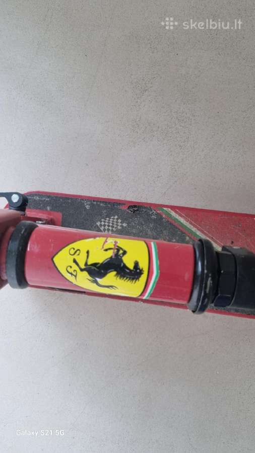 Ferrari Kick-scooter for Kids/ paspirtukas - nuotraukos Nr. 8