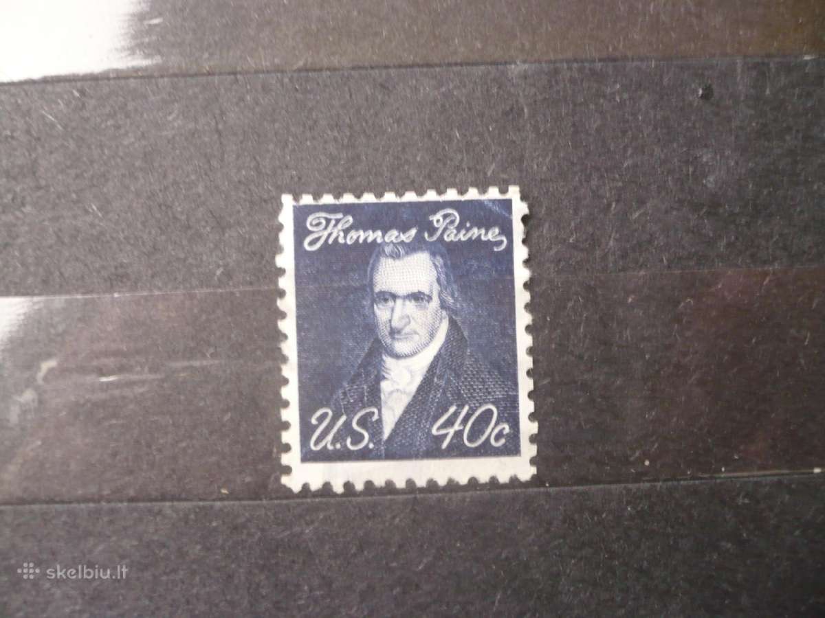 1968 Žymūs amerikiečiai – Thomas Paine'as Mhn