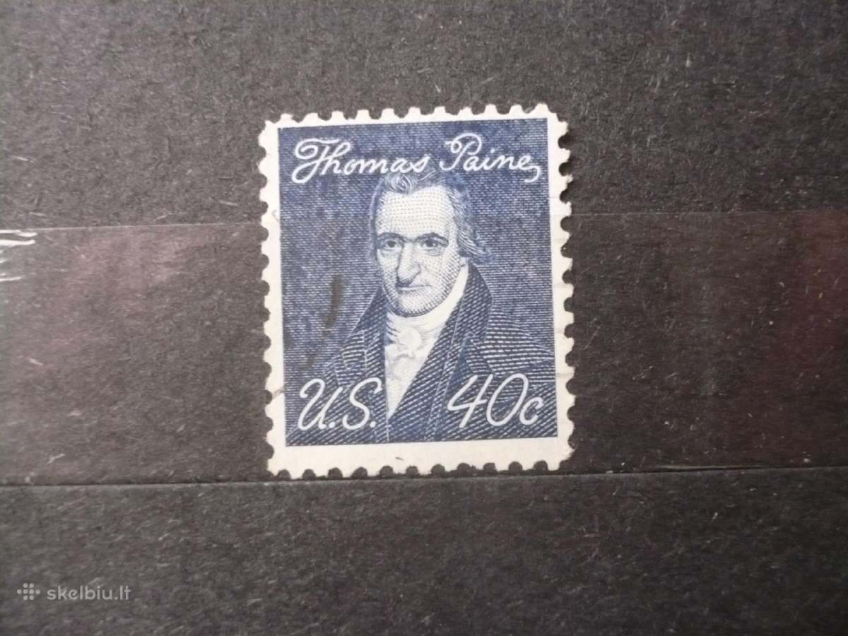 1968 Žymūs amerikiečiai – Thomas Paine'as