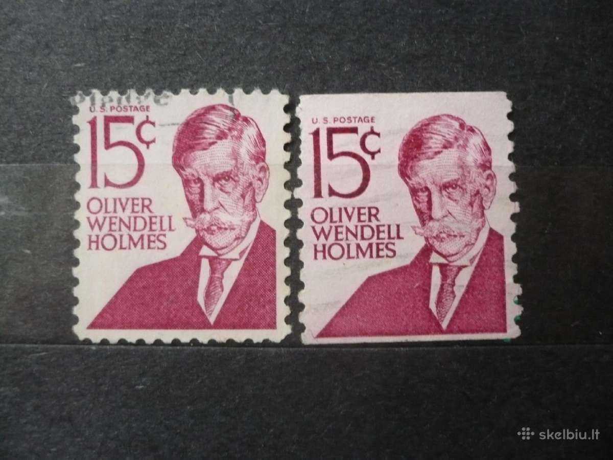 1968 Žymūs amerikiečiai– Oliveris Vendelas Holmsas