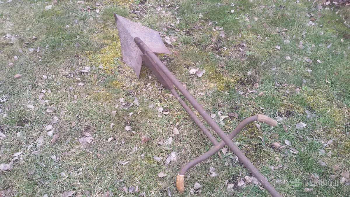 Vagotuvas plugelis rankinis žemei daržui - nuotraukos Nr. 4