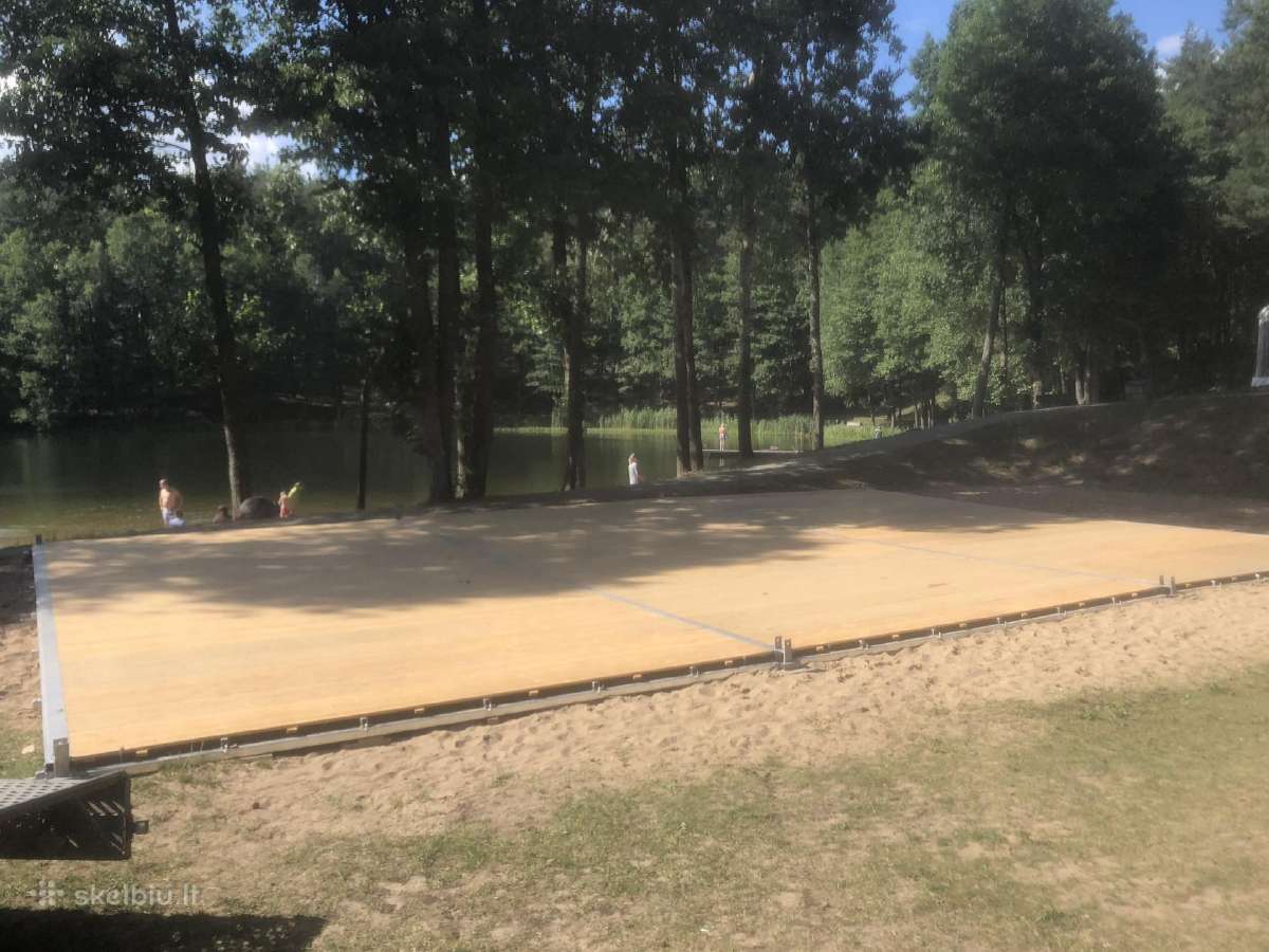 200kvm Skaidrus tentinis paviljonas, grindu danga - nuotraukos Nr. 9