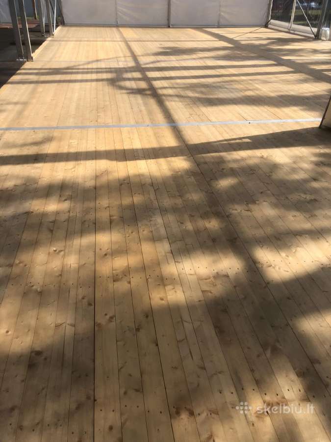 200kvm Skaidrus tentinis paviljonas, grindu danga - nuotraukos Nr. 10