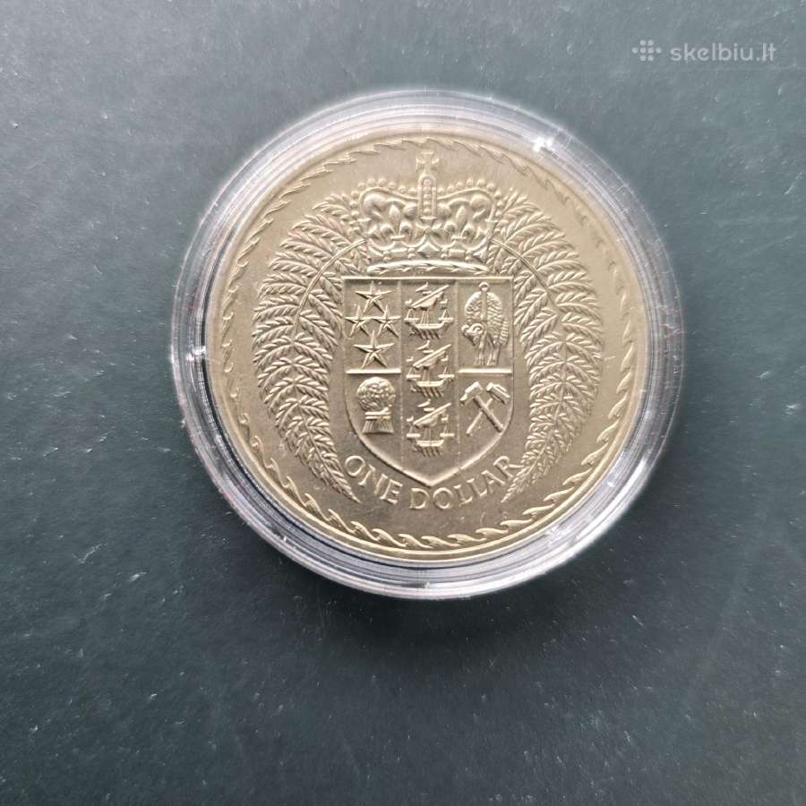 Naujoji Zelandija 1967 1 dollar Cu-ni