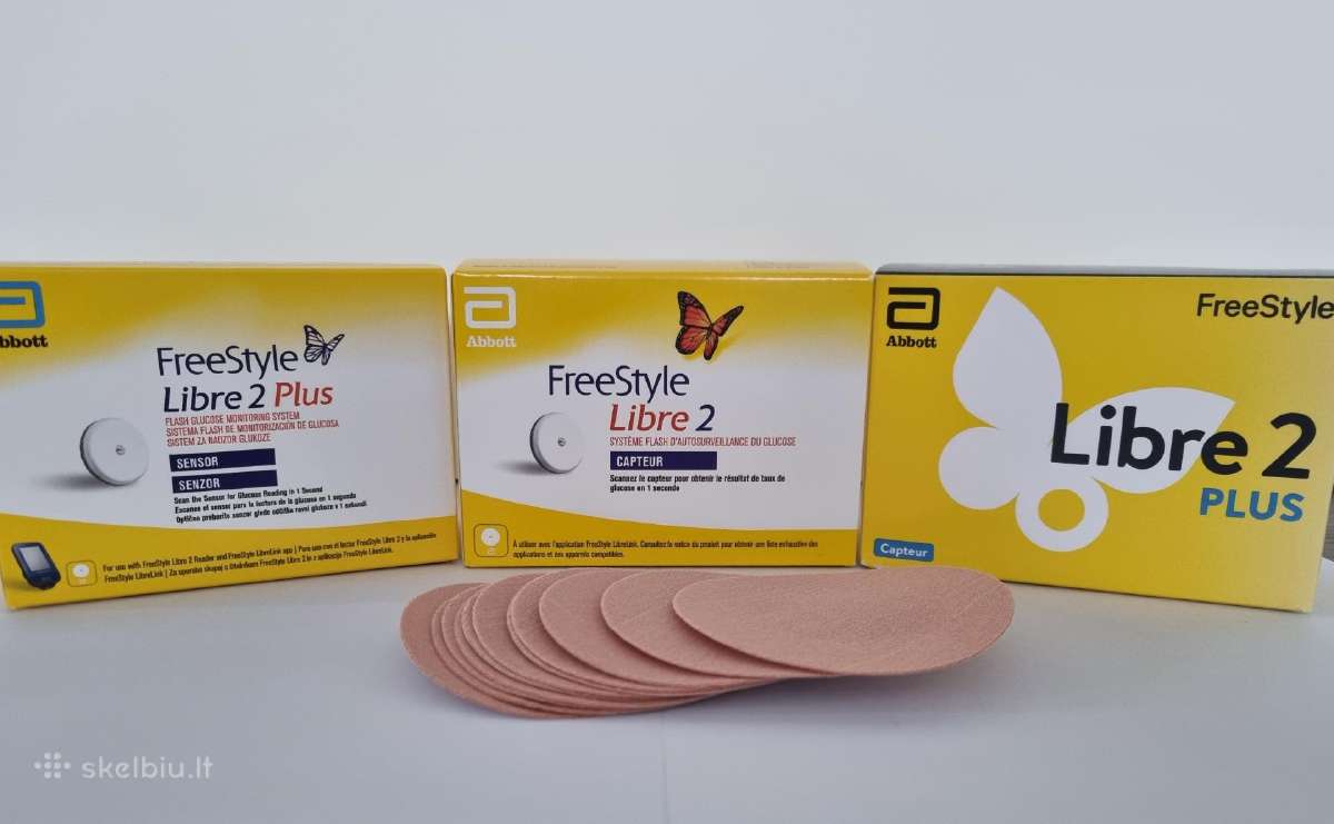 Pigiausi Freestyle Libre2, Libre2 plus ir Libre 3