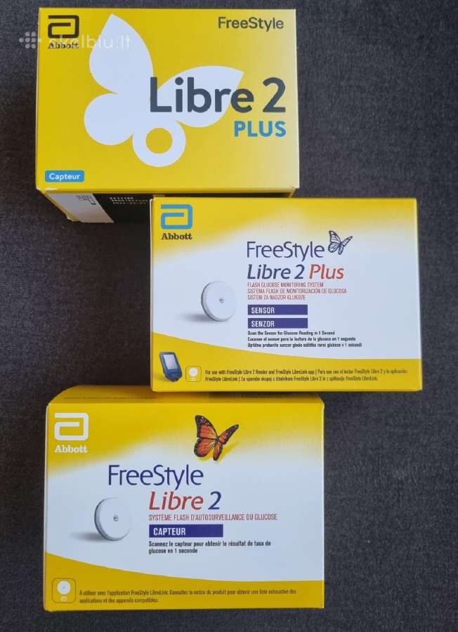 Sensoriukai Libre2, Libre 2 plus ir Libre 3