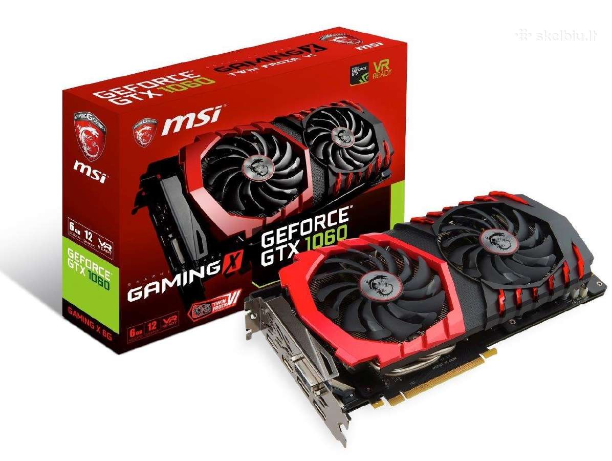 Nvidia Msi Geforce Gtx 1060 6 GB