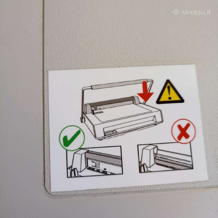 Elektrinis dokumentų įrišimo aparatas - nuotraukos Nr. 15