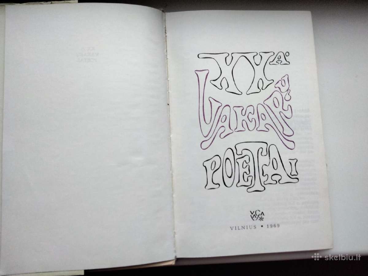 XX a. Vakarų poetai. 1969 m. leid. - nuotraukos Nr. 2