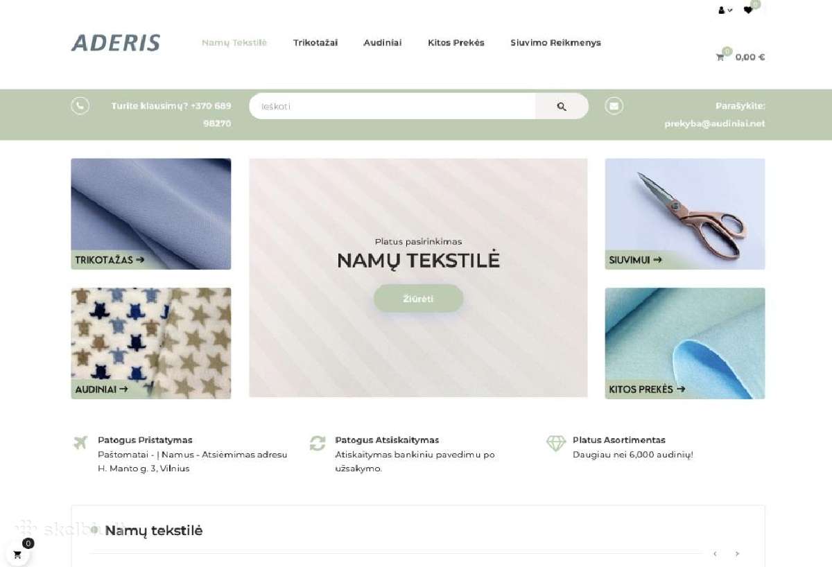 Audiniai internėtu