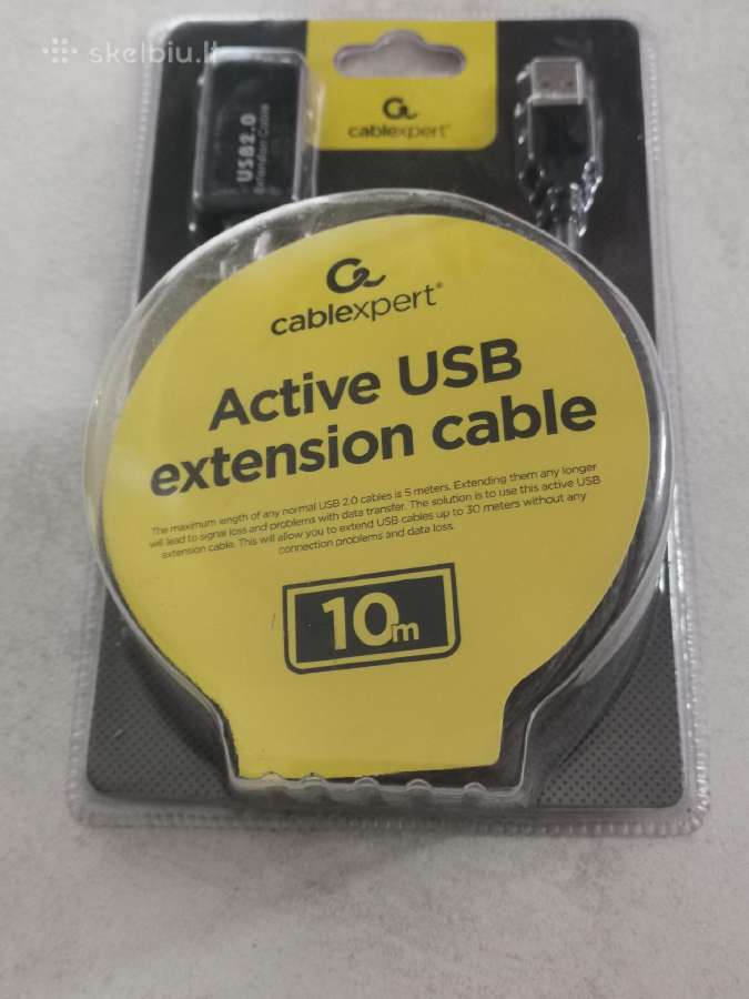 Kabelio Usb2 pratęsimas 10m