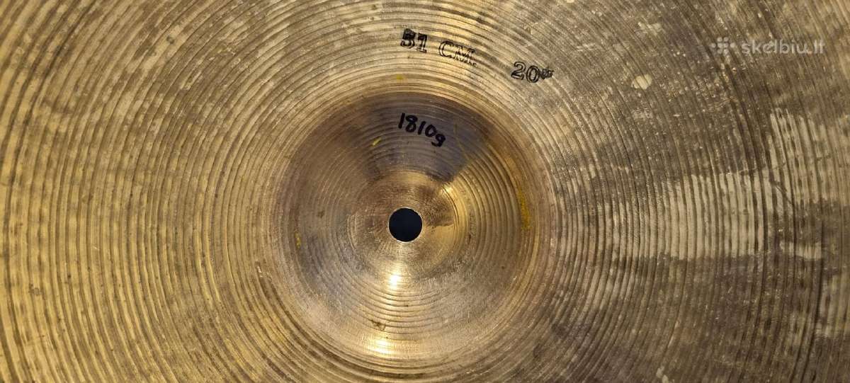 Sabian Pre-aa Chinese 20' lėkštė - nuotraukos Nr. 9