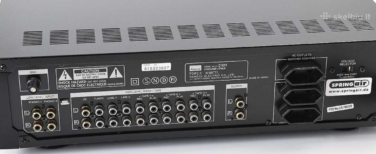 Sansui C-2101 - nuotraukos Nr. 5