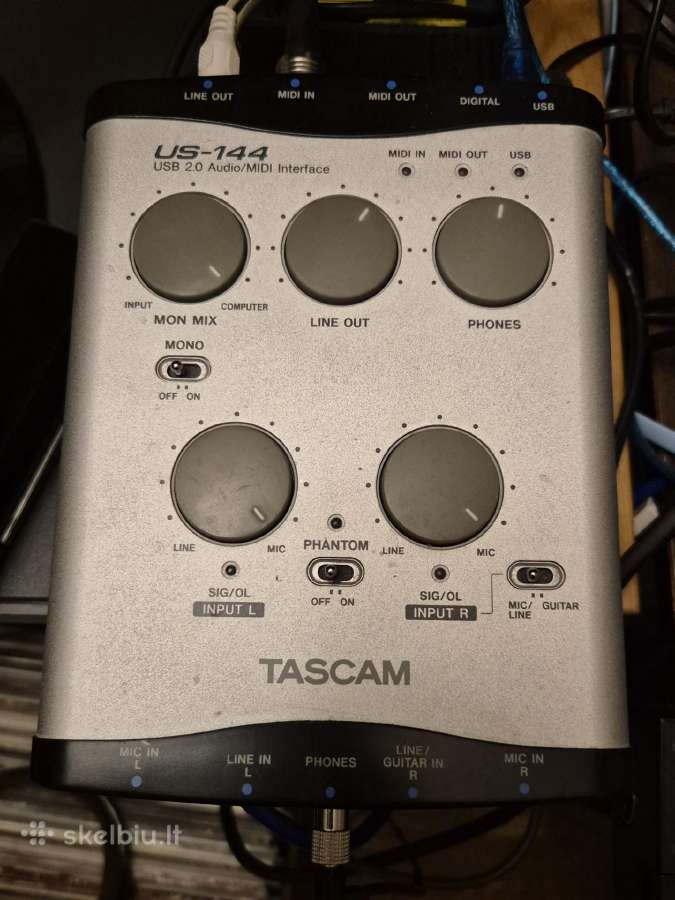 Tascam us-144 garso korta