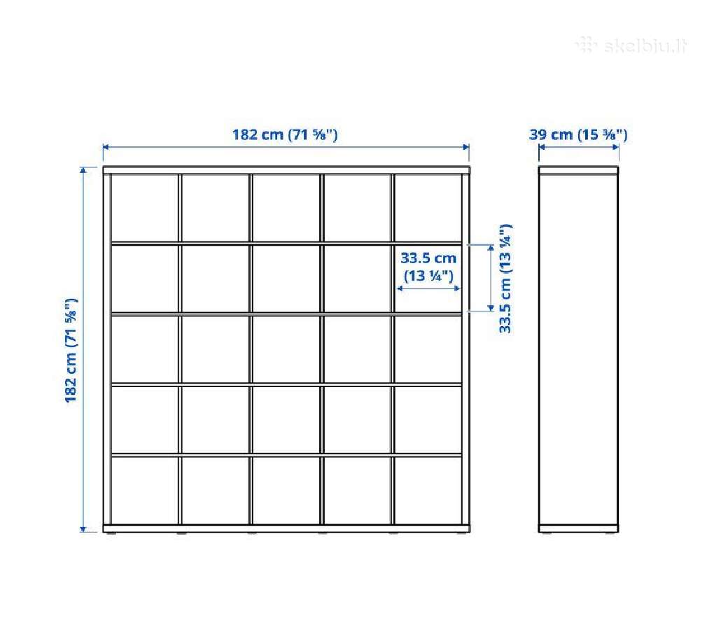 Ikea Kallax lentyna - nuotraukos Nr. 15