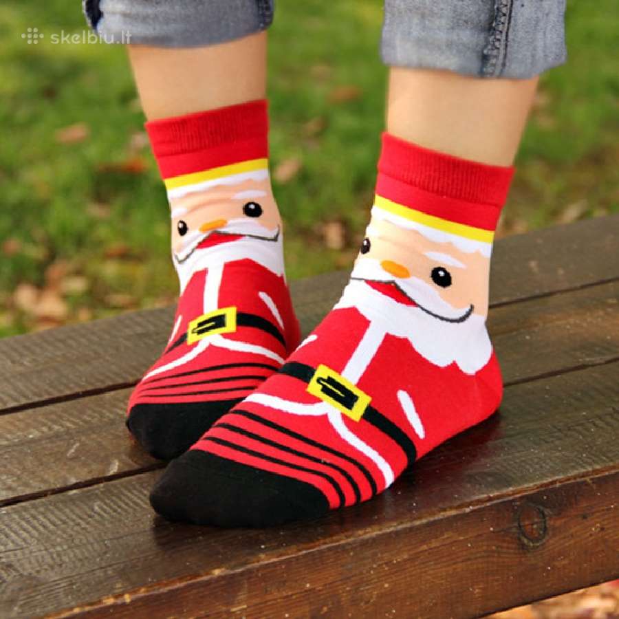 Kojinės su Kalėdiniais motyvais - nuotraukos Nr. 4