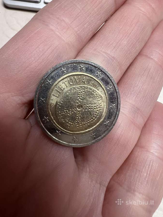 2 eur Lietuvos moneta 2016 m