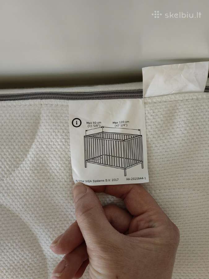Ikea lovytė su čiužiniu - nuotraukos Nr. 9