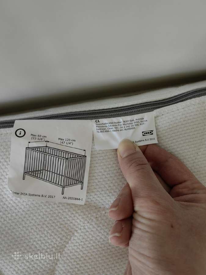 Ikea lovytė su čiužiniu - nuotraukos Nr. 10