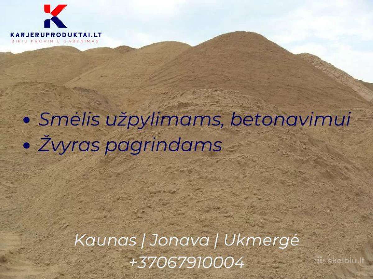 Smėlis, žvyras,skalda Jonava, Ukmergė, Kaunas - nuotraukos Nr. 3