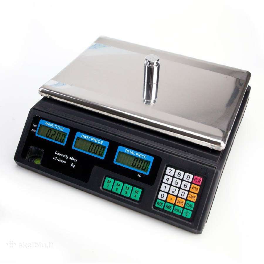 Elektroninės svarstyklės 40kg - nuotraukos Nr. 2