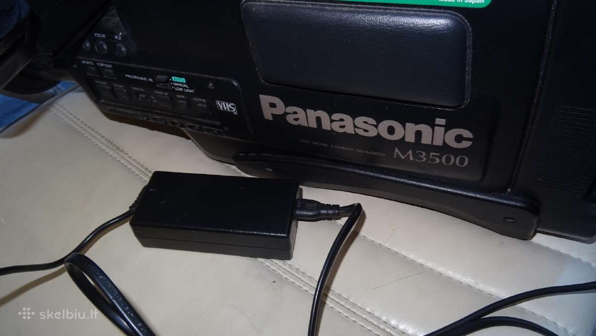 Panasonic M3500 Vhs video kamera - nuotraukos Nr. 4