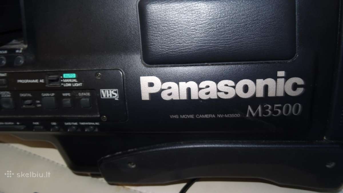 Panasonic M3500 Vhs video kamera - nuotraukos Nr. 12